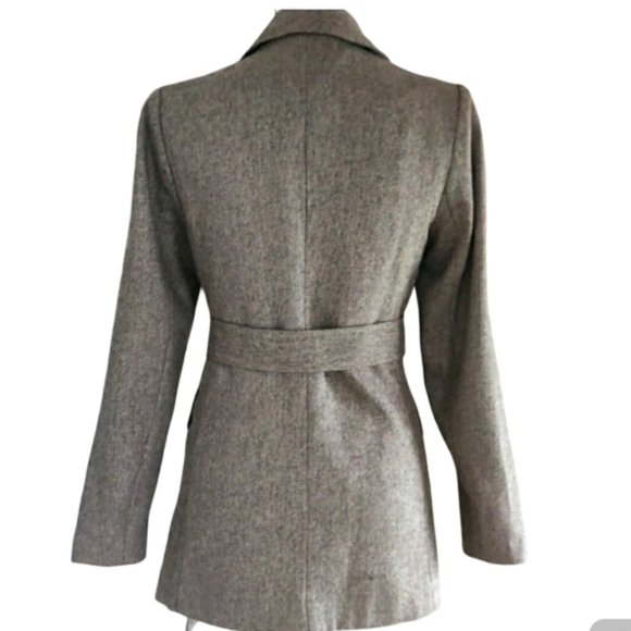 Double Breasted Taupe Blazer. - Picture 2 of 10